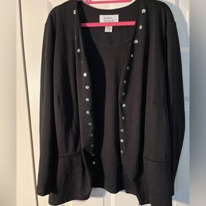 Anthony Richard’s Black Studded Cardigan